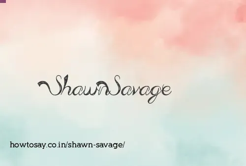 Shawn Savage