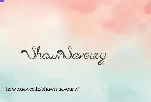 Shawn Savoury
