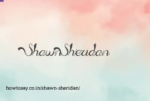 Shawn Sheridan