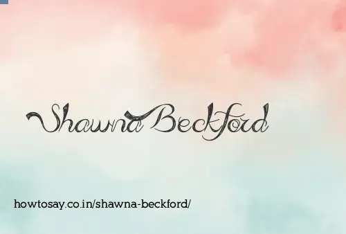 Shawna Beckford