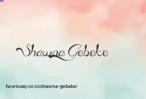 Shawna Gebeke