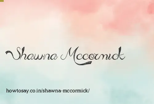 Shawna Mccormick