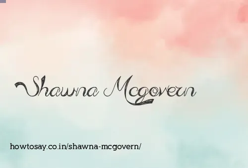 Shawna Mcgovern