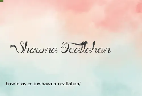 Shawna Ocallahan