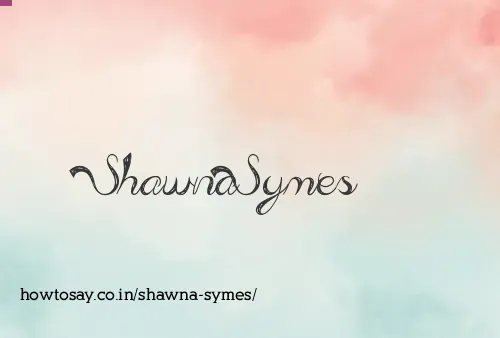 Shawna Symes