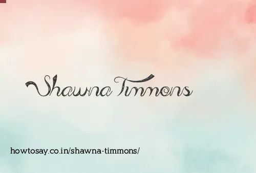 Shawna Timmons