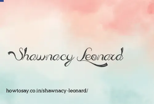 Shawnacy Leonard