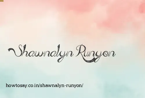 Shawnalyn Runyon