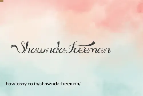 Shawnda Freeman