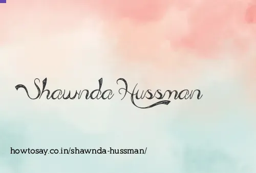 Shawnda Hussman