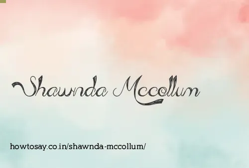 Shawnda Mccollum