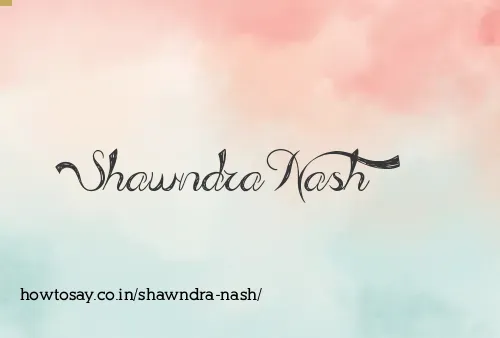 Shawndra Nash