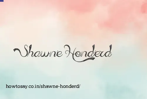 Shawne Honderd