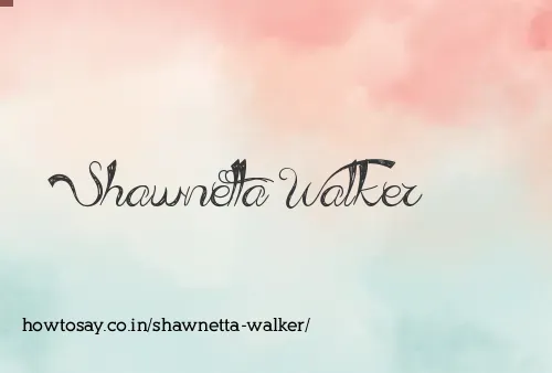 Shawnetta Walker