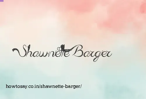 Shawnette Barger