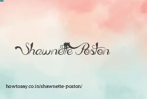 Shawnette Poston