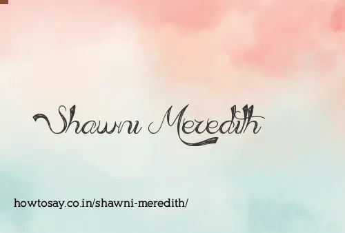 Shawni Meredith
