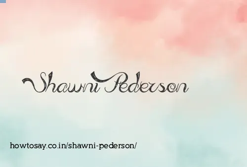 Shawni Pederson