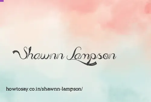 Shawnn Lampson