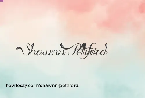 Shawnn Pettiford