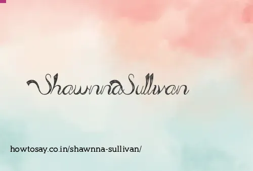 Shawnna Sullivan