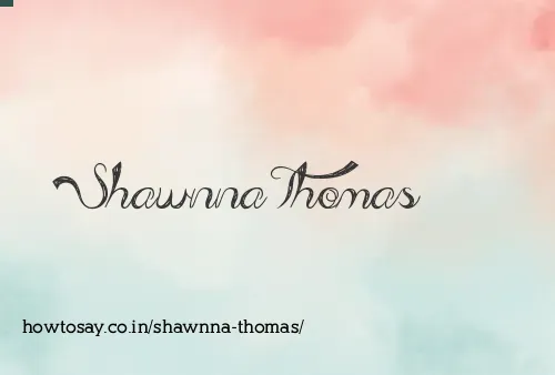 Shawnna Thomas