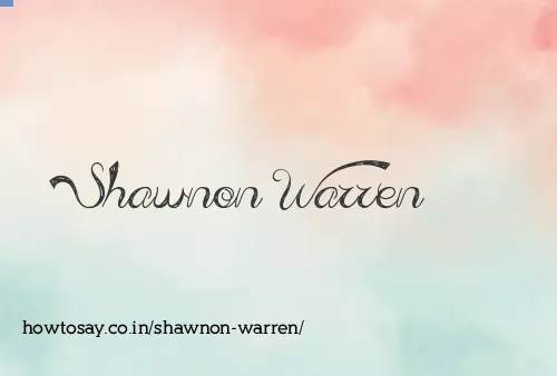 Shawnon Warren