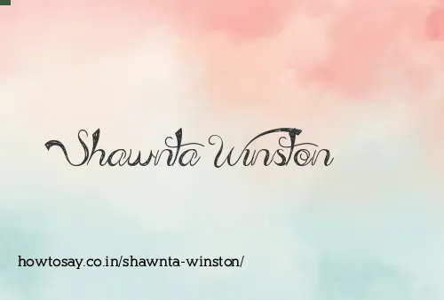 Shawnta Winston