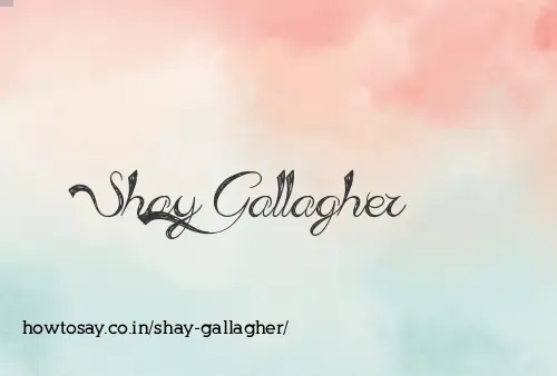 Shay Gallagher