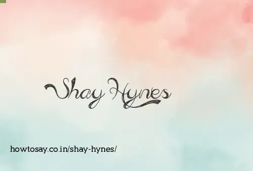 Shay Hynes
