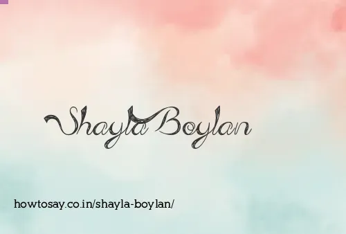 Shayla Boylan