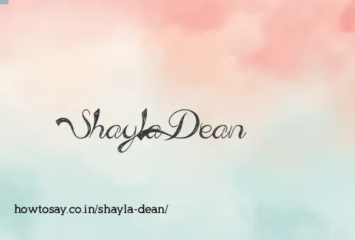 Shayla Dean