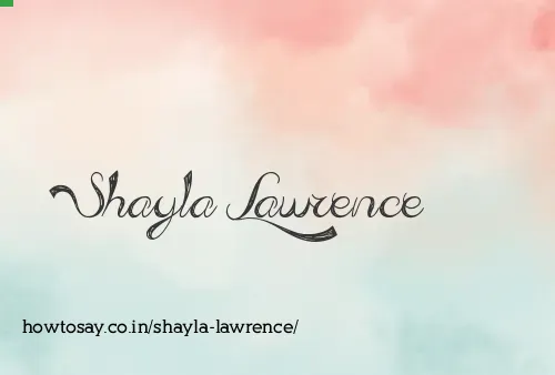 Shayla Lawrence