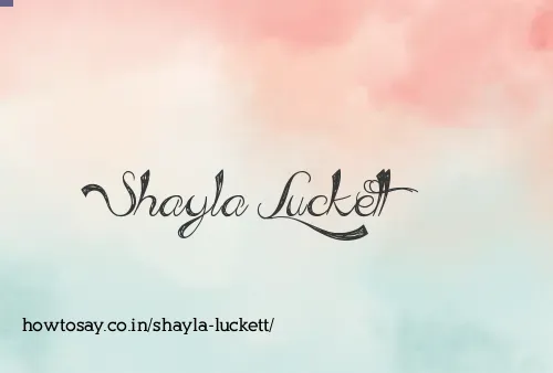 Shayla Luckett