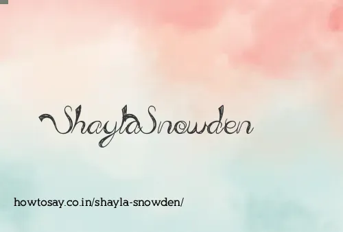 Shayla Snowden