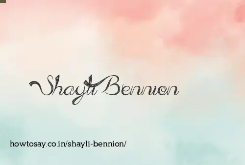 Shayli Bennion