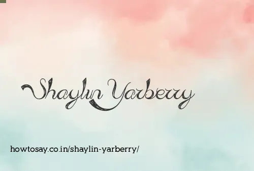 Shaylin Yarberry