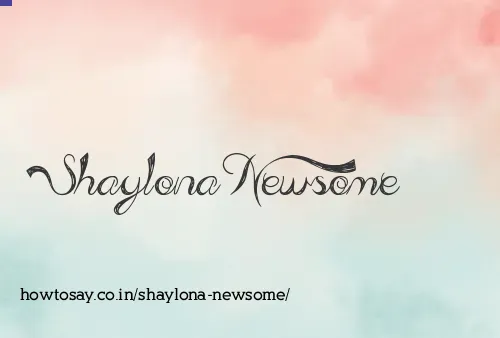 Shaylona Newsome