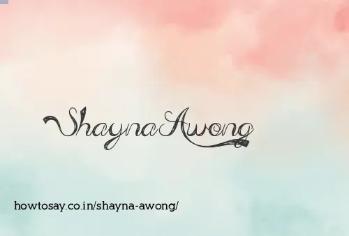 Shayna Awong