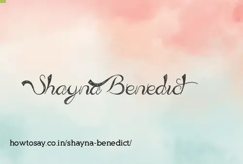 Shayna Benedict