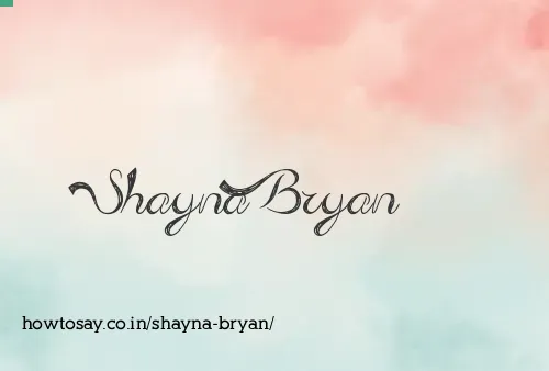 Shayna Bryan