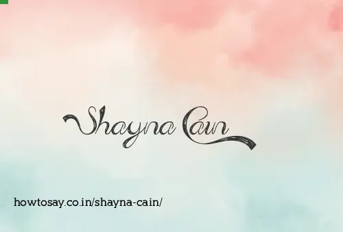 Shayna Cain