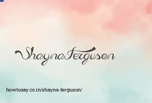 Shayna Ferguson
