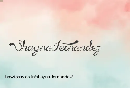 Shayna Fernandez