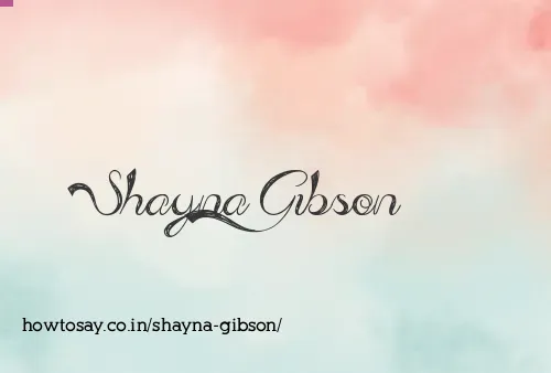 Shayna Gibson