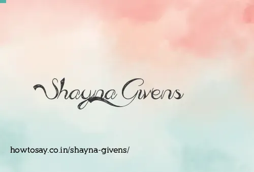 Shayna Givens
