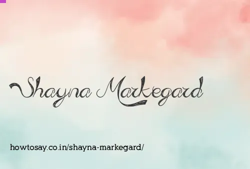 Shayna Markegard