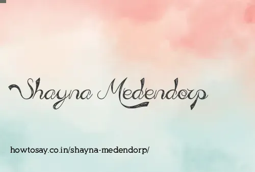 Shayna Medendorp
