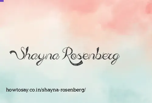 Shayna Rosenberg