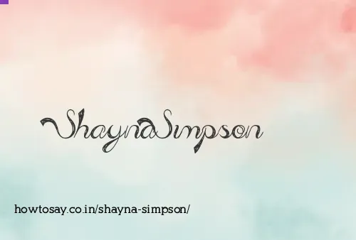Shayna Simpson